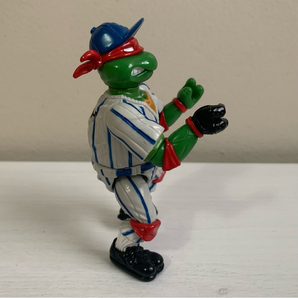 Vintage 1991 TMNT Raph Raphael Figure w/Accessories Grand Slammin’ Playmates - Picture 5 of 9